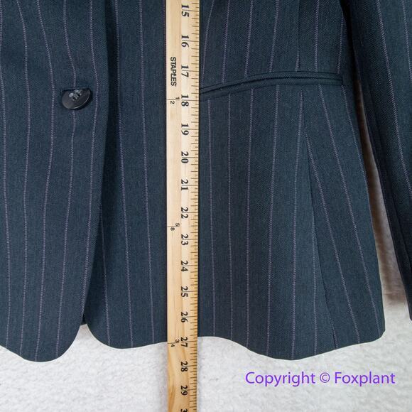 Tahari Arthur S. Levine pipe blazer three-button, women's size 14 - Picture 5 of 10